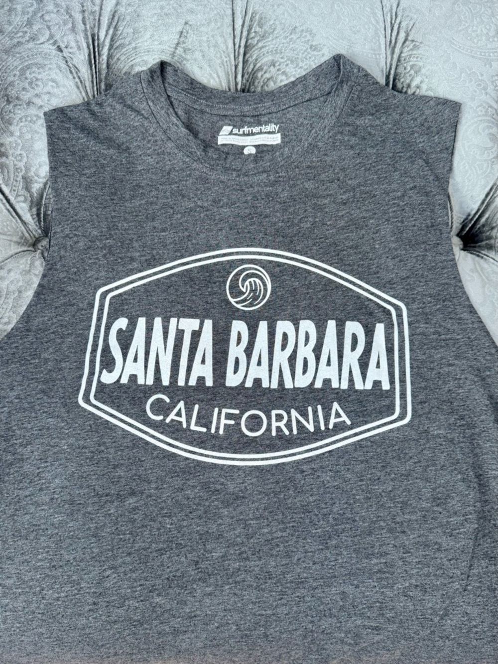 NWT Santa Barbara California Grey Tank Top - Surmentality